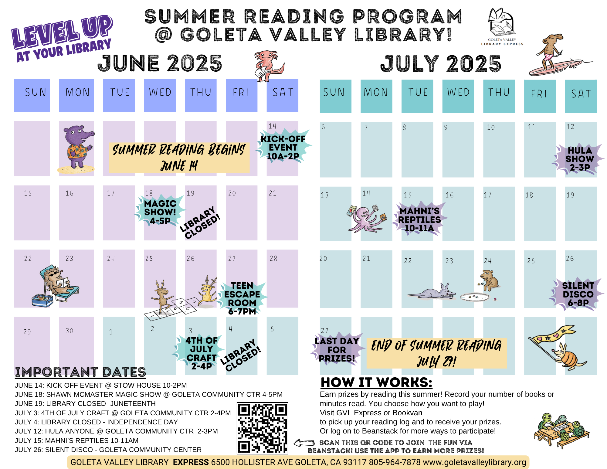 Goleta, CA Home Library